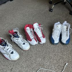 3 Pairs Of Jordan’s 