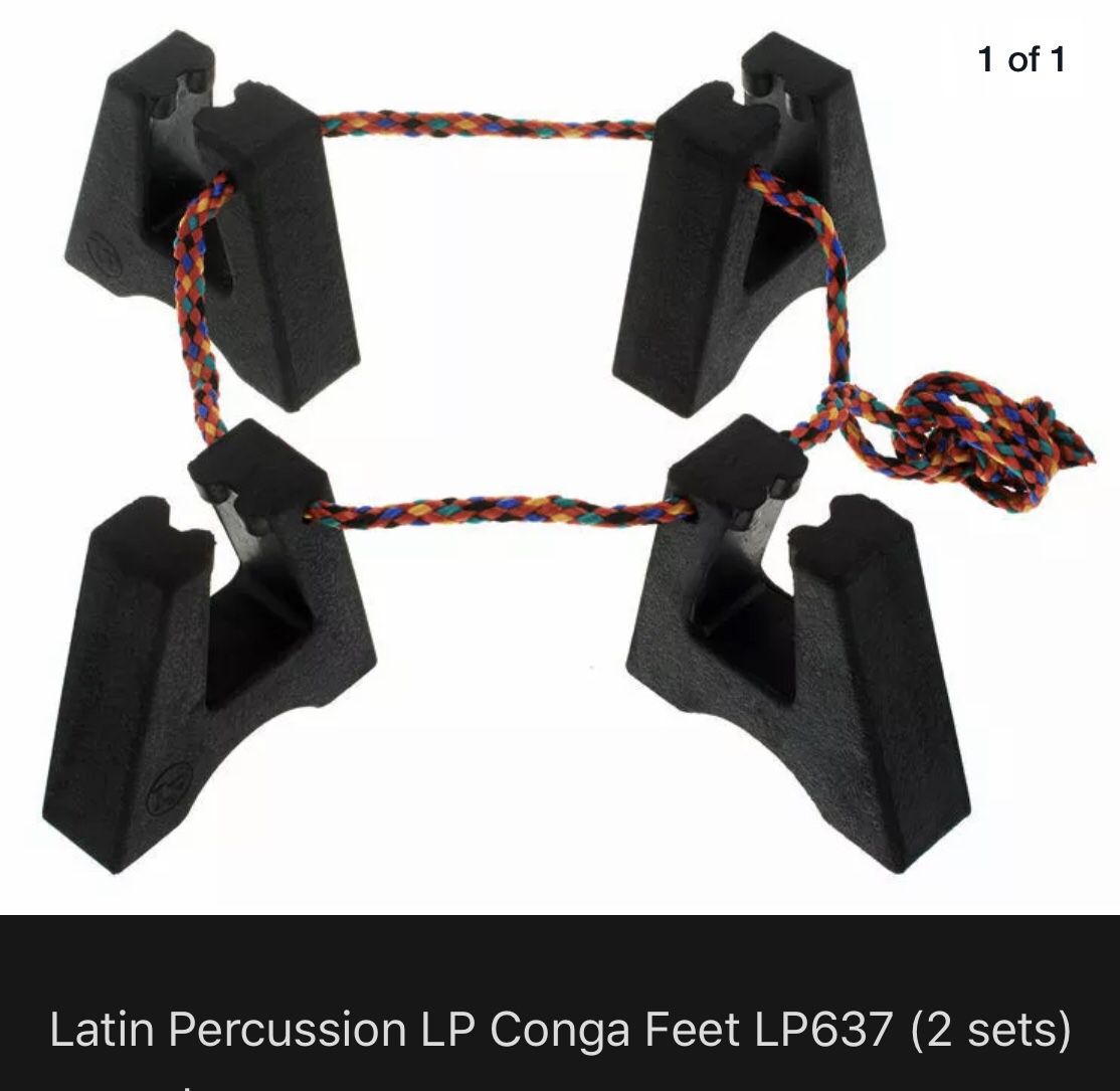 Latin Percussion LP Conga Feet (2 sets)