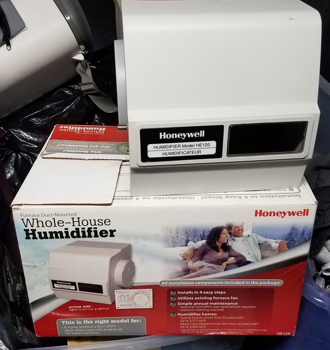 Honeywell HE 120 Whole House Humidifier