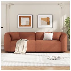 Christopher Knight Home Sabbo 87.50" Curved Oversized 2 Seater Sofa