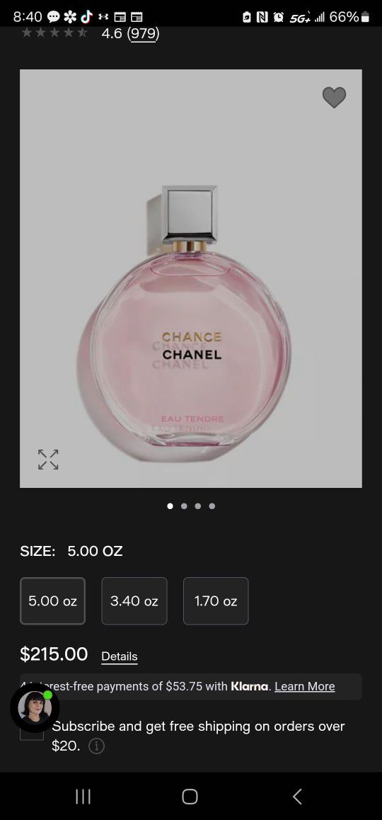 New Chanel Chance Perfume 