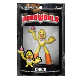 FNAF Chica HeroWorld EXCLUSIVE Figure Funko Action 
