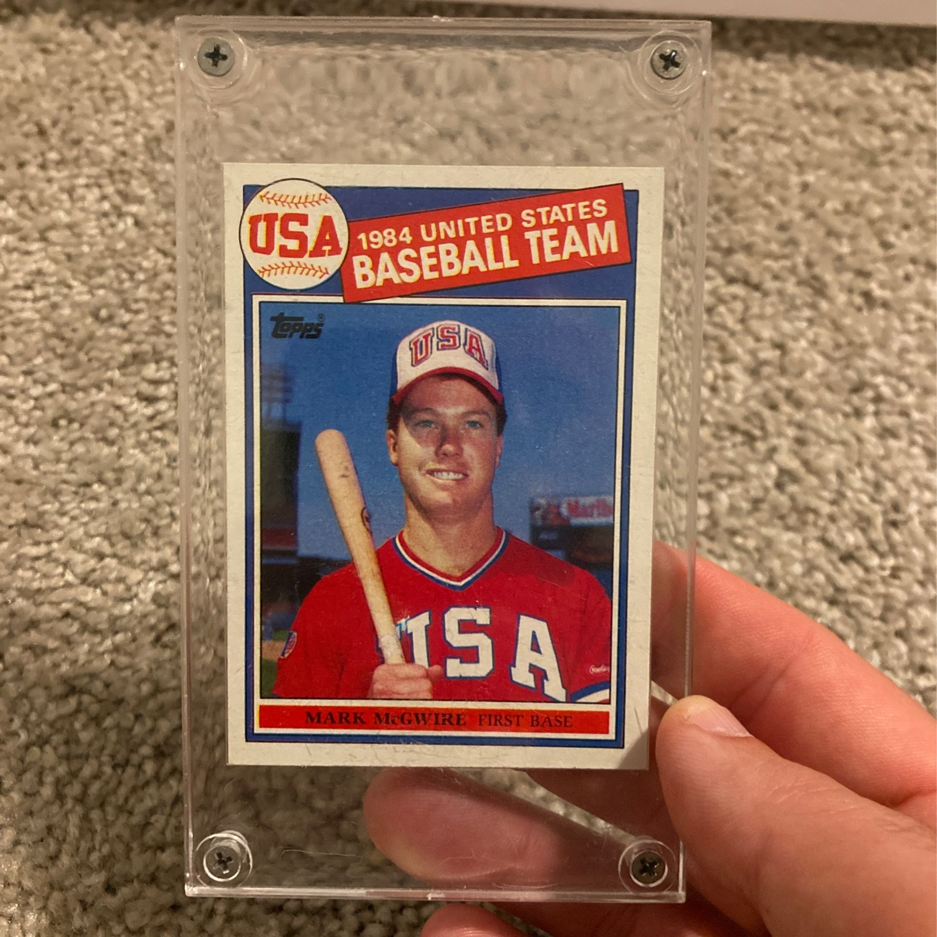 Rare Elite Mark McGwire USA Card