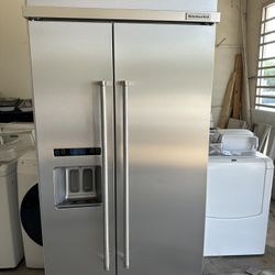 Kitchen Aid 36 Wide Built In Refrigerator 