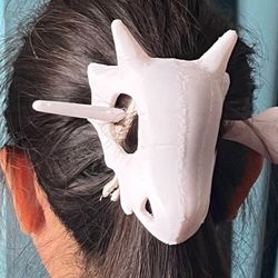 Cubone  Skull Hair Pin