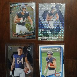Football colston Loveland rc cards