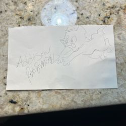 An Artist Drew It And Put His Autograph On It