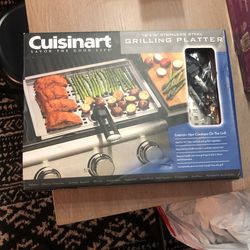 Cuisineart 12x 16 Stainless Steel Grilling Platter With Handle 