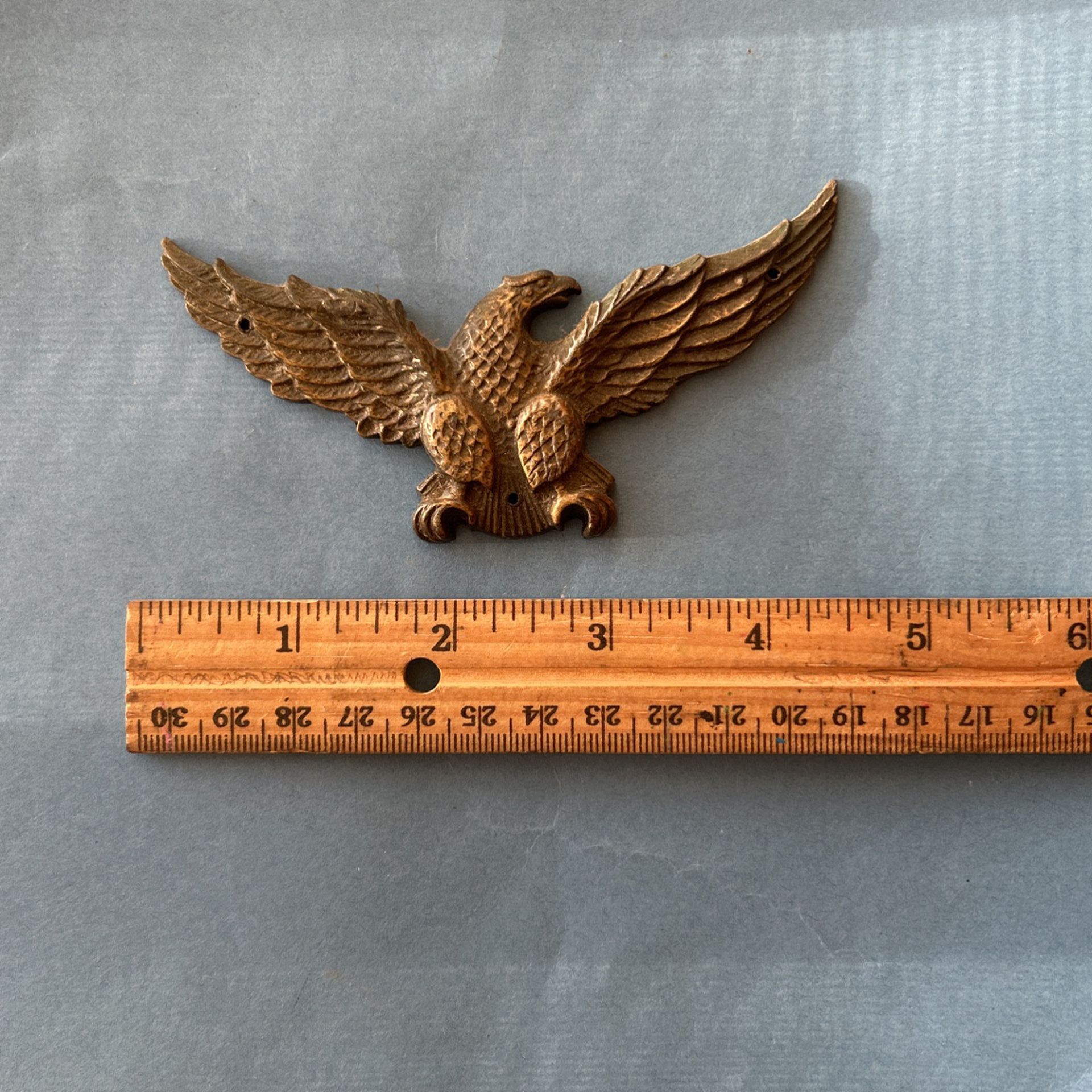 Vintage Eagle Brass Wall Mount