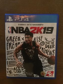 Sony PlayStation ps4 nba 2k19