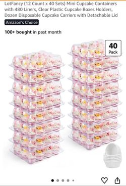 Mini Cupcake containers
