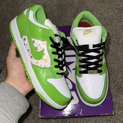 Nike SB Supreme Dunk Low Green Size 10.5 New