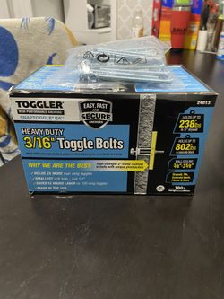 3/16 Toggle Bolts