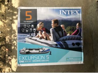 Intex excursion 5 inflatable boat