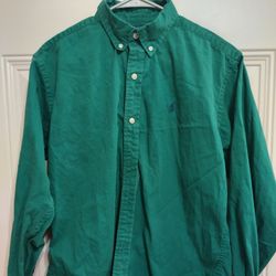 Vintage Ralph Lauren Button Down Shirt XL Teen Youth Preowned BG24