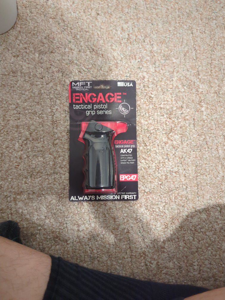 MFT Engage Tactical Grip Series  (Black,Polymer)