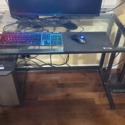 Glass Desk