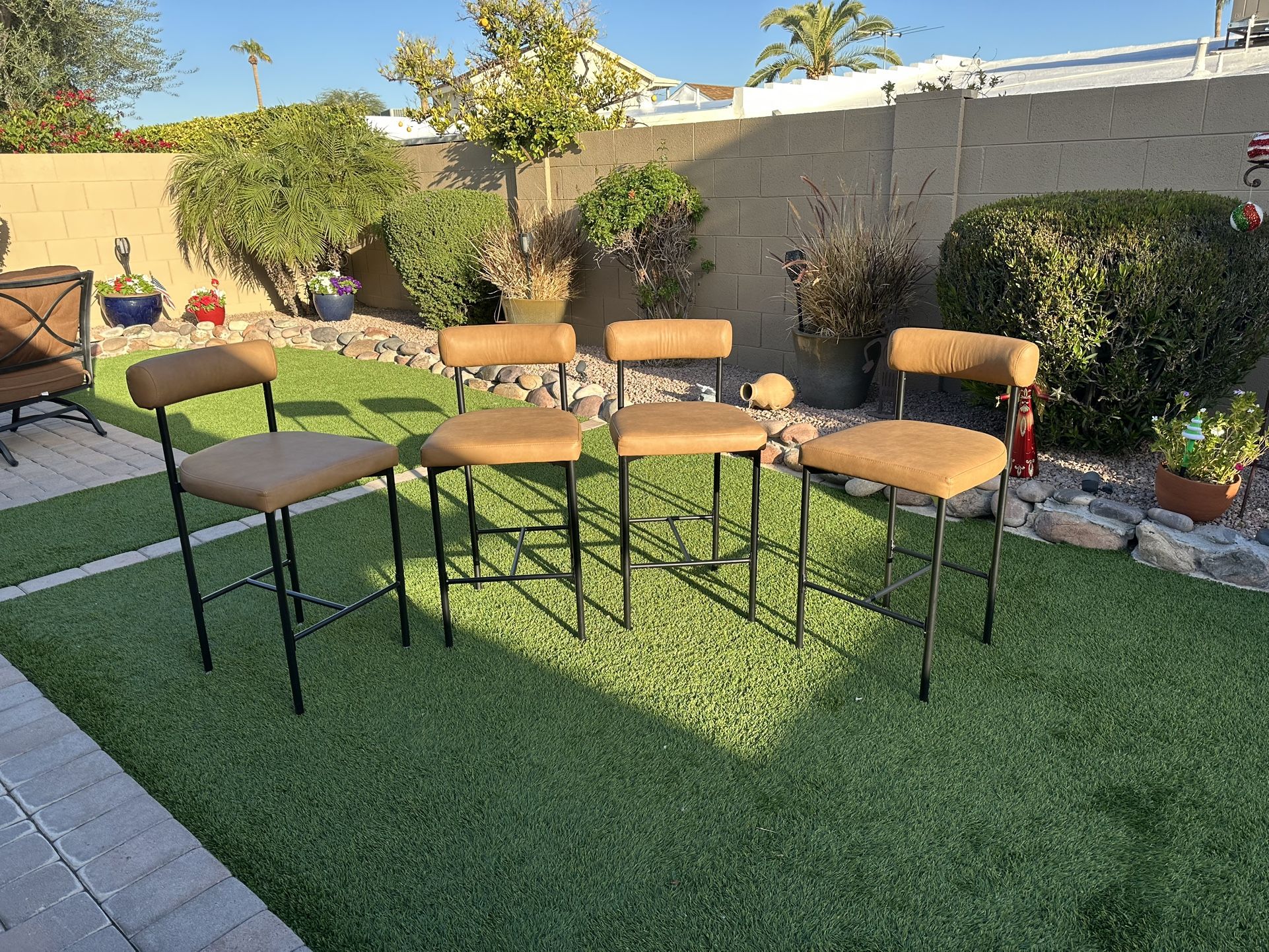 Tan 26 Inch Bar Stools/ Home Depot