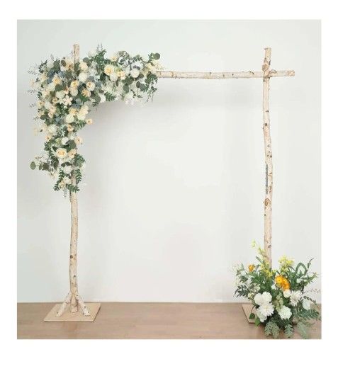 Natural Birch Wood Square Backdrop Stand