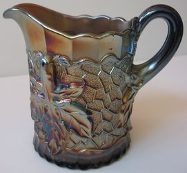 Old Carnival Glass creamer