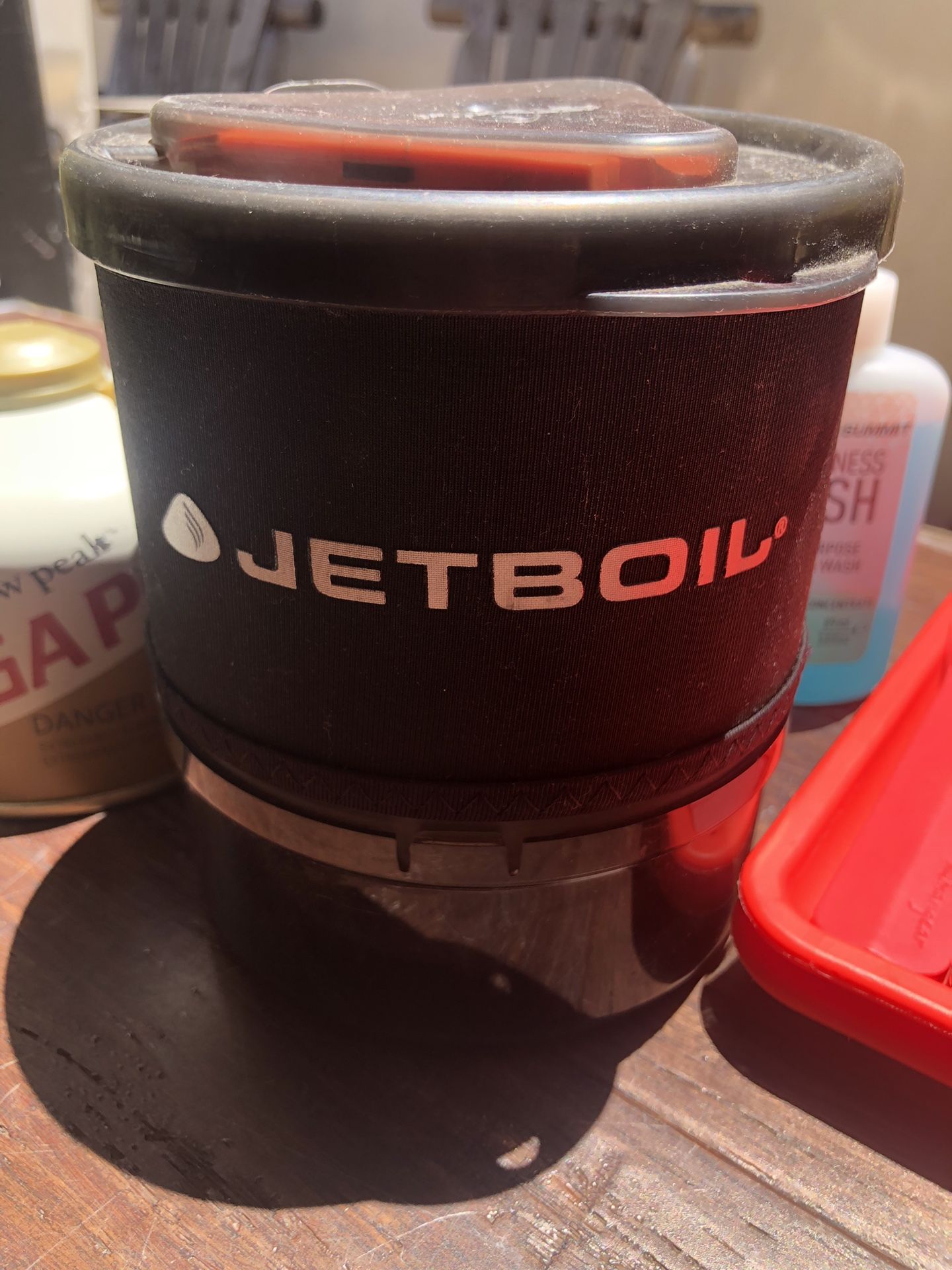 Jet Boil Camping Stove With Fuel! 