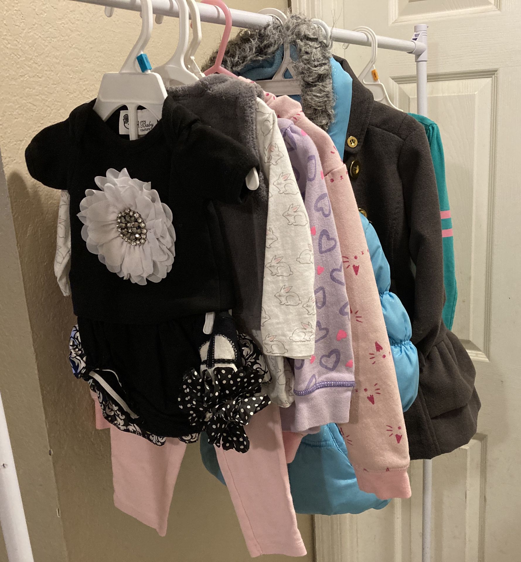 Jacket and clothes for girls