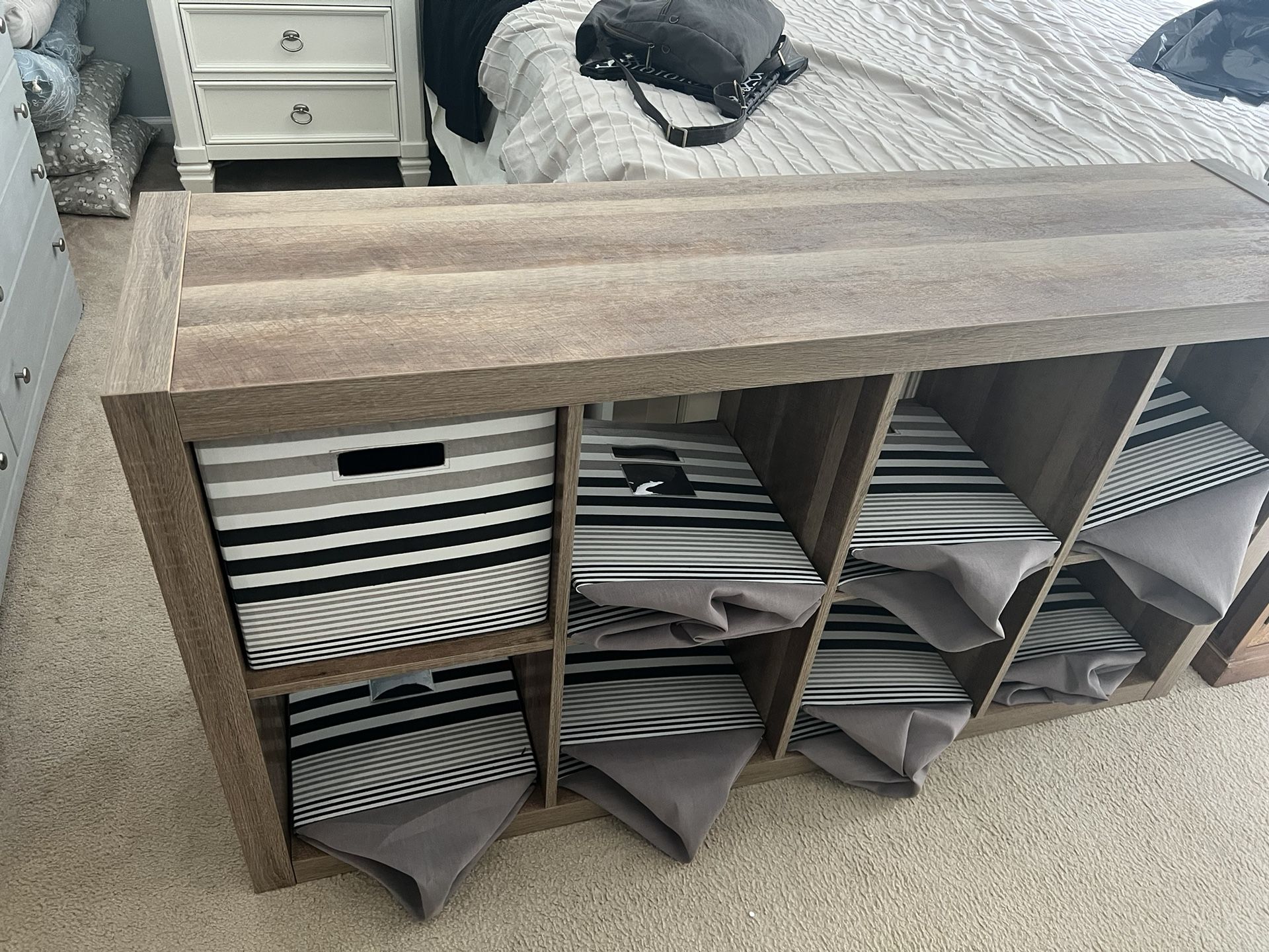 8 Cubic Storage With collapsible storage bins