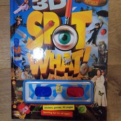 3d Spot What Book With Glasses