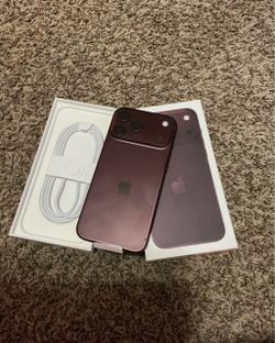 Apple iPhone 18 pro max burgundy new open box or sealed box available now