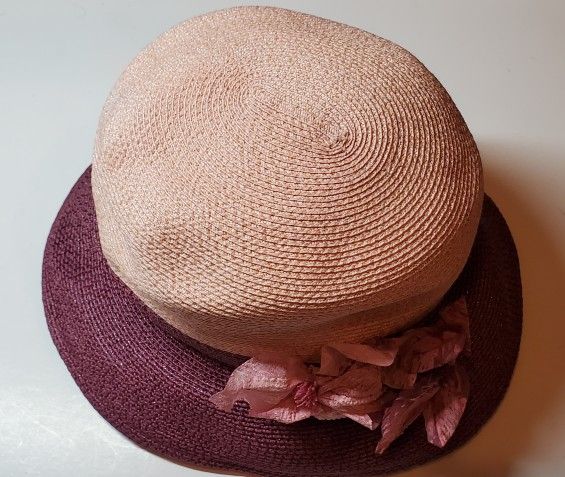 Frank Olive Female Hat Mauve Style Paglina Size 1 Size