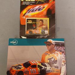 Vintage 1997 NASCAR Driver Ricky Rudd #10 Diecasts and Driver Card