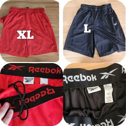 Reebok Basketball Shorts (2) L&XL