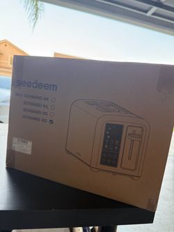 Brand New SEEDEEM 2-Slice Touchscreen Toaster – $25
