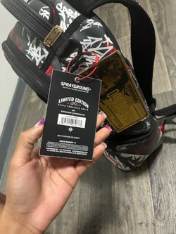Limited edition spray ground back pack