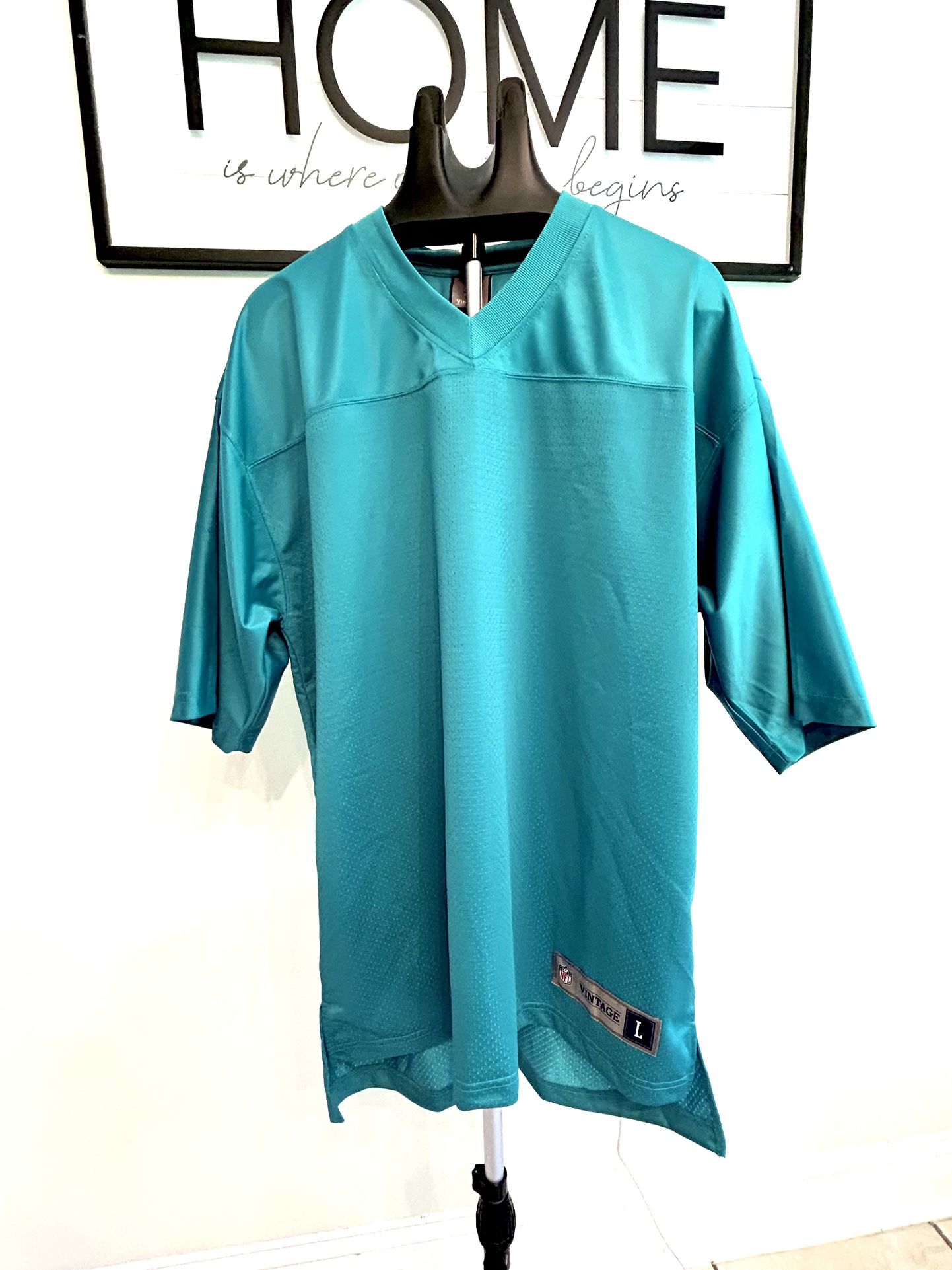 NWOT Miami Dolphins Vintage Blank Teal Jersey Pro Line Men’s Size Large