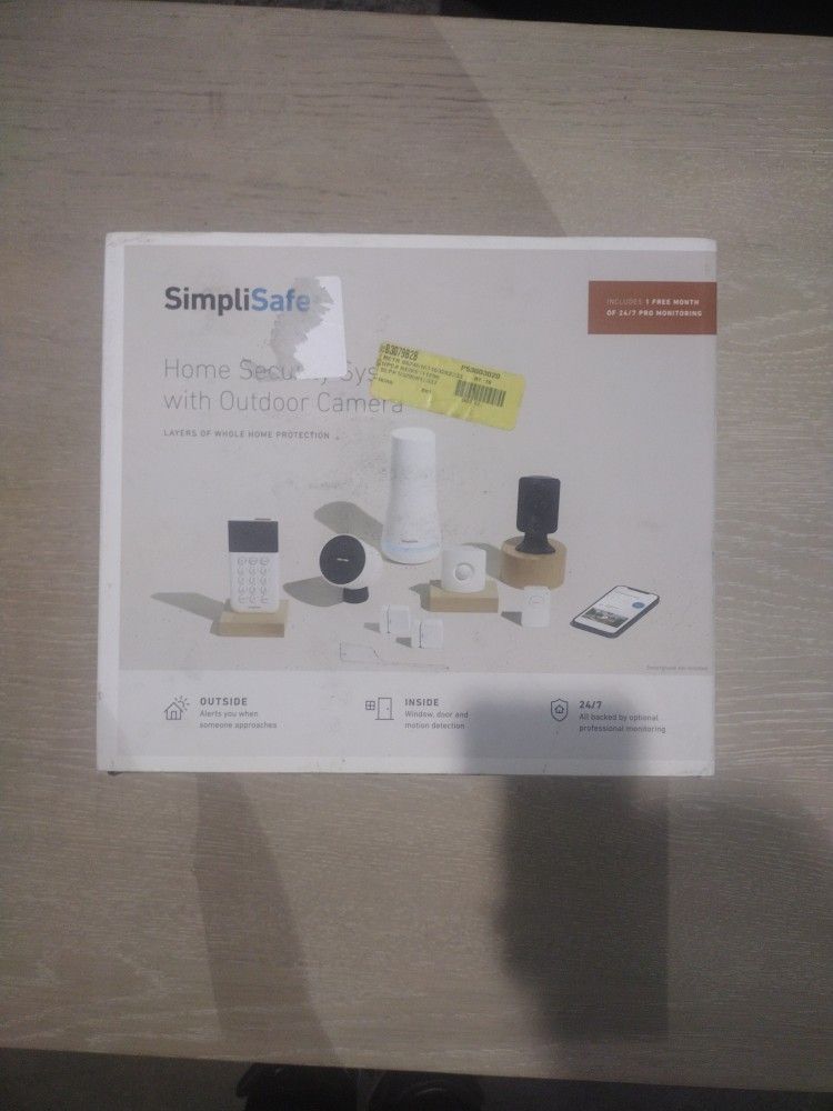 Simplisafe Home security system with outdoor Camera