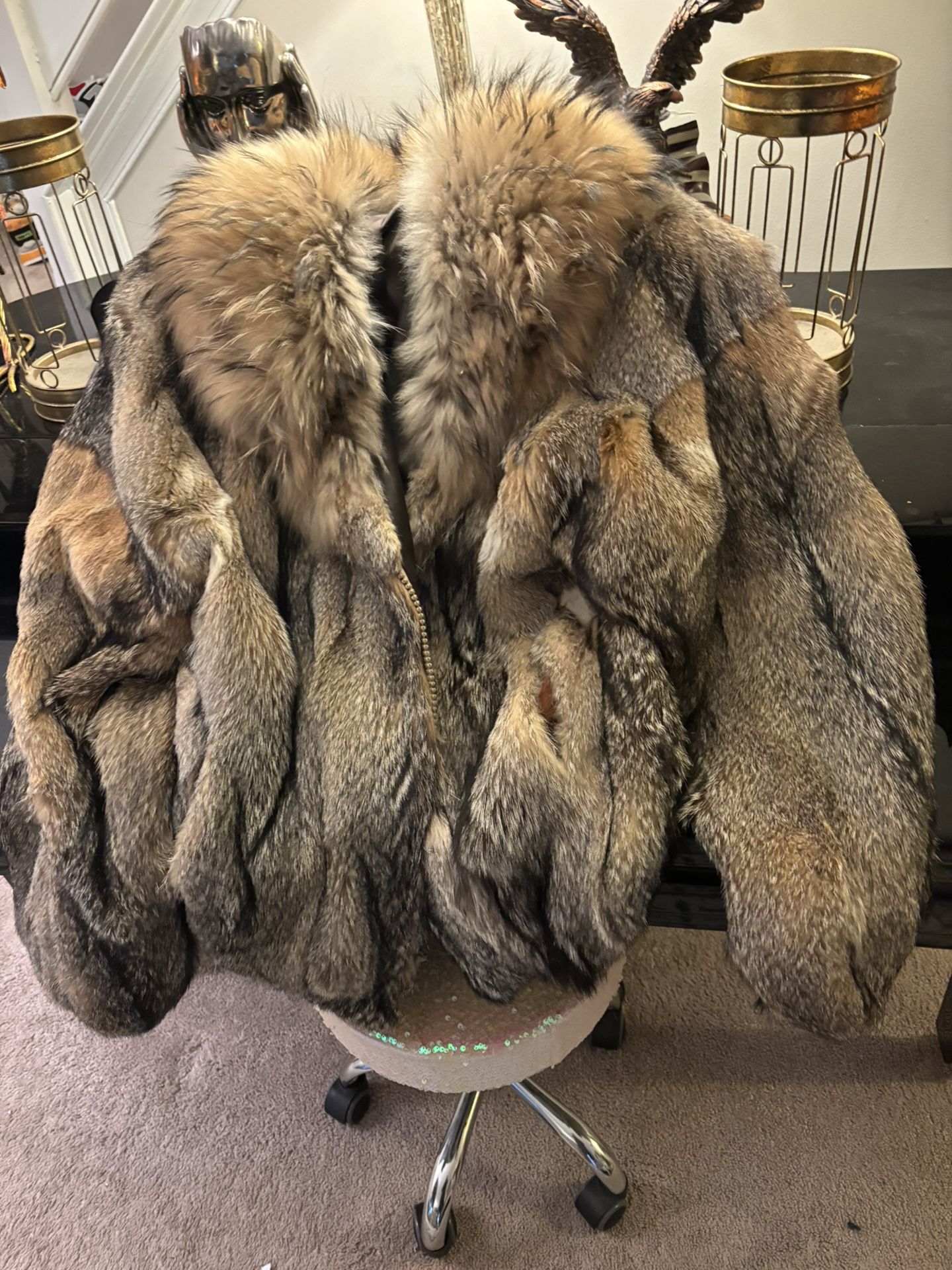 Coyote Fur Coat