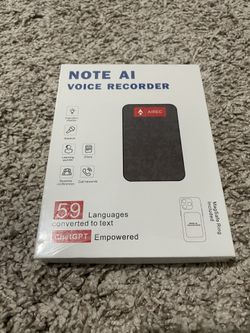 AI Voice Recorder – Real-Time Transcription, 64GB, App-Controlled
