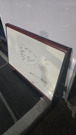 Dry erase white boards!