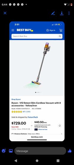 Dyson Vacuum