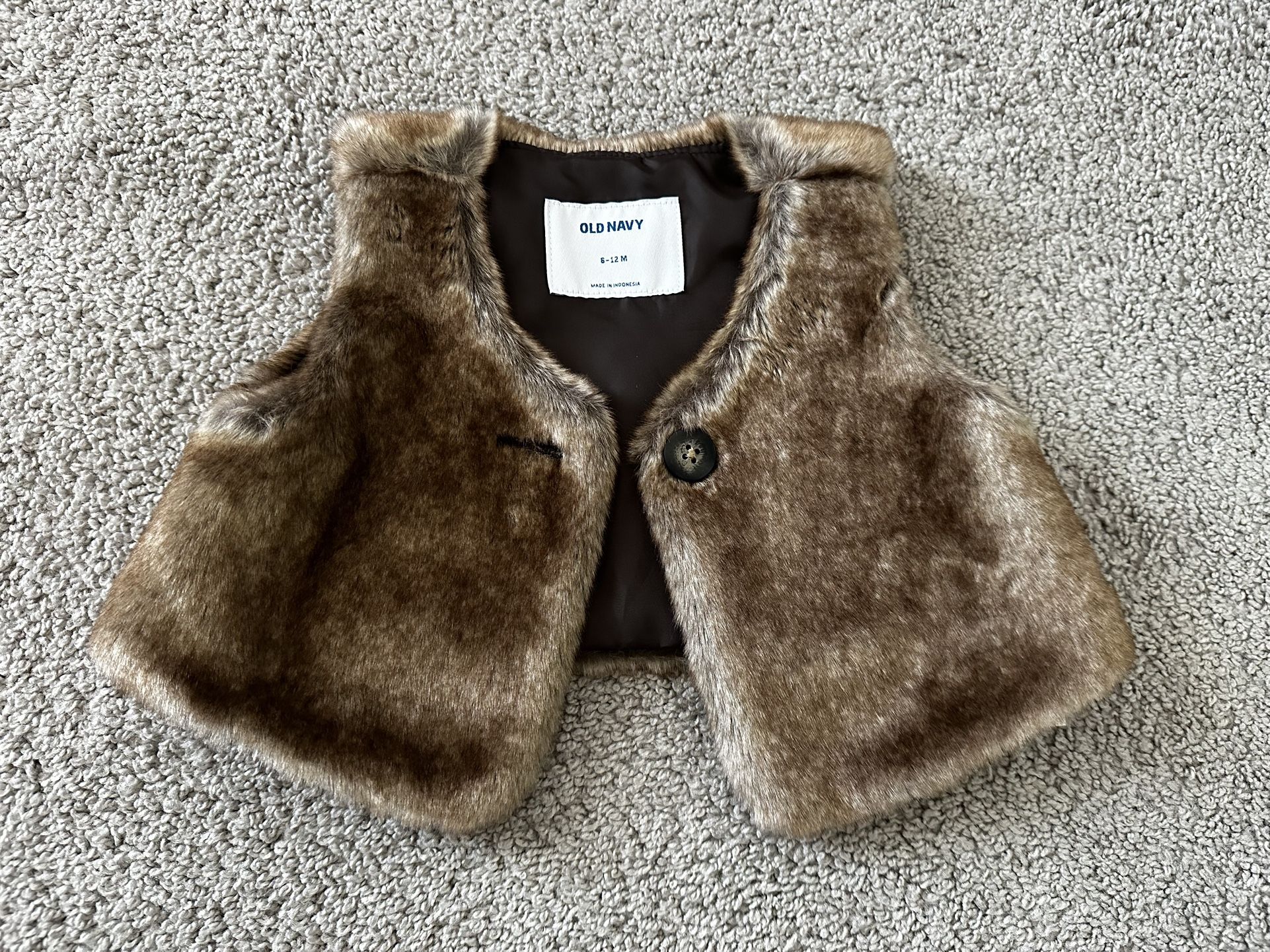 Baby Girl Faux Fur Vest