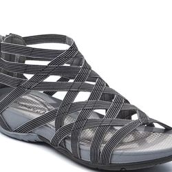 Women's Samina Gladiator Sandal  Black- 11