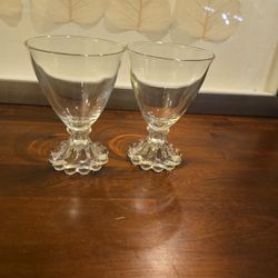 2 Vintage Boopie Cordial Glasses – 3.75”
