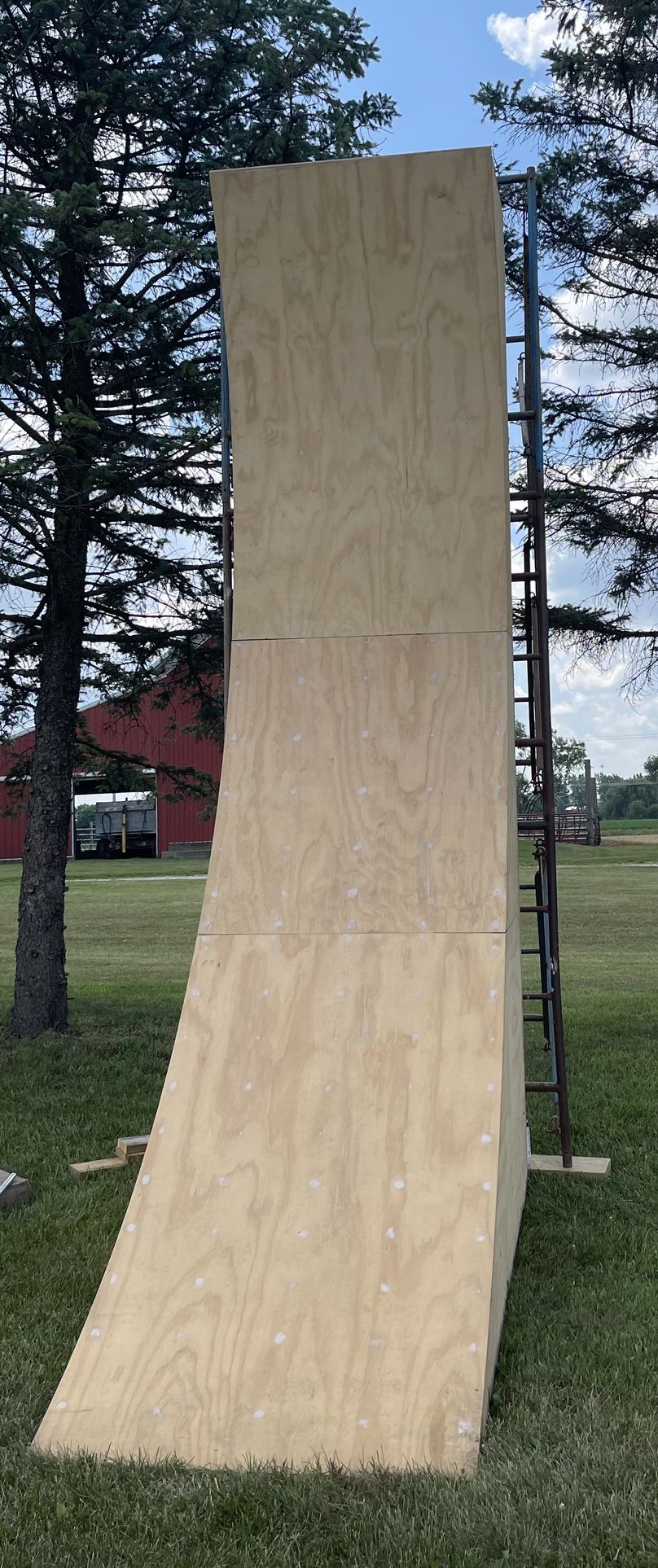 14.5 ft Ninja Warrior Warped Wall