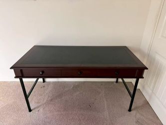 Dark Wood Writing Desk