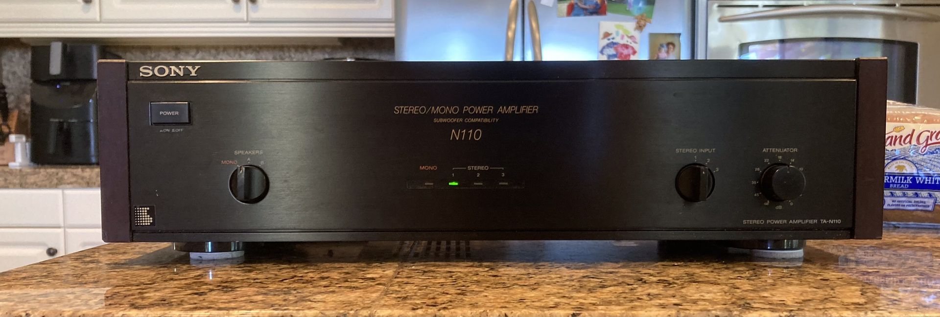 Sony N110 Stereo/Mono (subwoofer) Amplifier - Working!