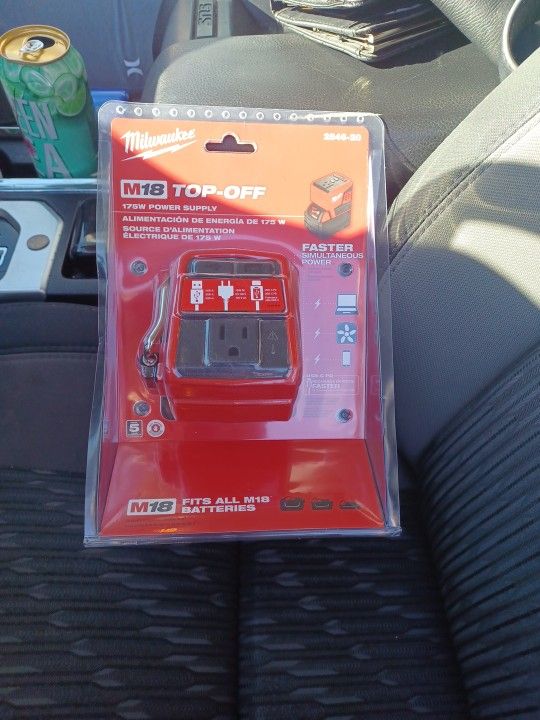 Milwaukee M18 175w Power Supply Top Off