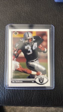 91 Upper deck Bo Jackson