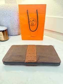 Hermès Fourre Tout Long Zip Organizer