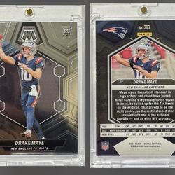 Drake Maye 2024 Panini Mosaic